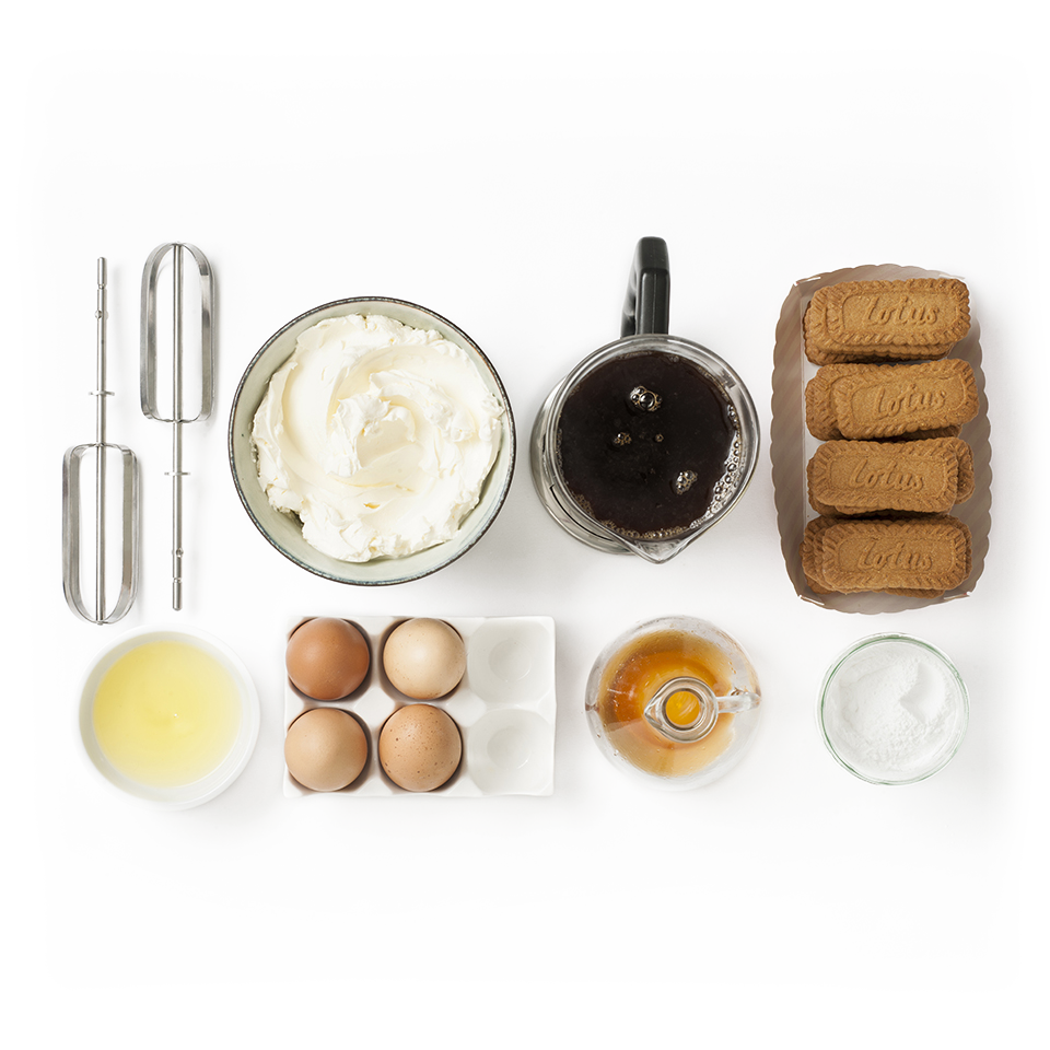 Zutaten Tiramisu mit Lotus Biscoff