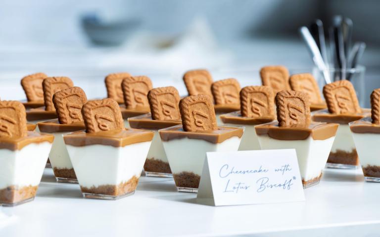 Catering de mousse de Biscoff