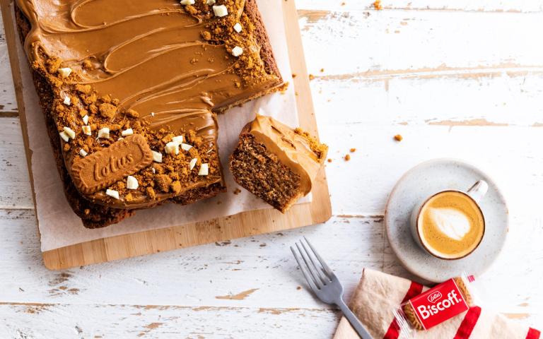 Biscoff cookie and cake