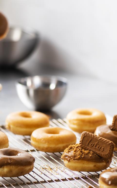 Lotus Biscoff donuts