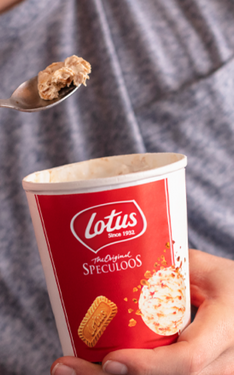 Lotus biscoff ice cream pint