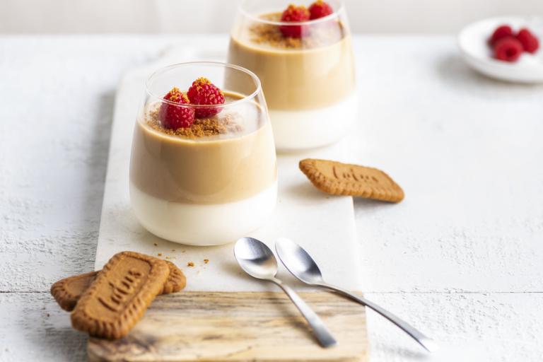 Pana cotta de Biscoff