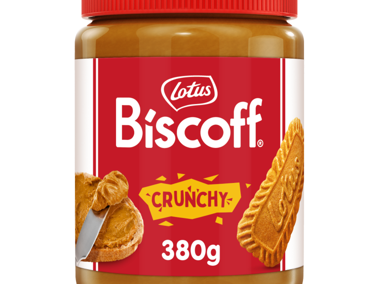 Biscoff crunchy spread glass jar 400g