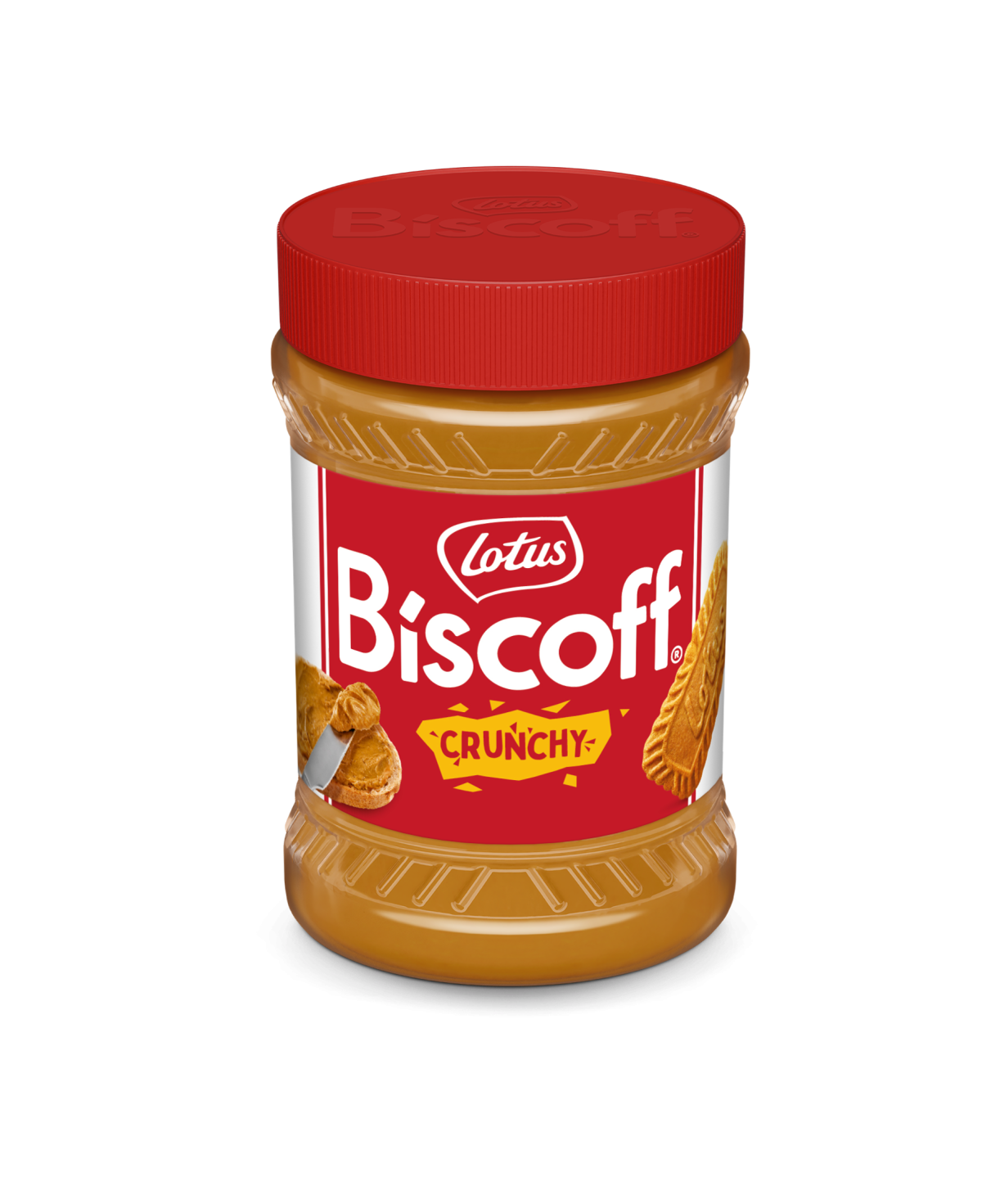 biscoff spread crunchy 380g new glass