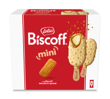Lotus Biscoff Eiscreme Mini White Chocolate 6x60ml